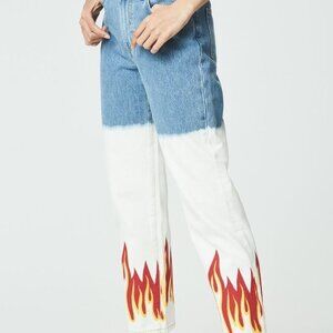 Carmar Denim Marietta High Rise Boyfriend Flame Jeans 29